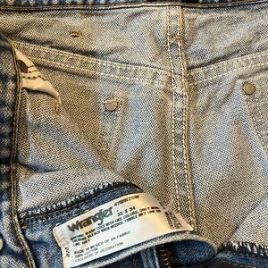 Wrangler Light Blue Distressed Denim